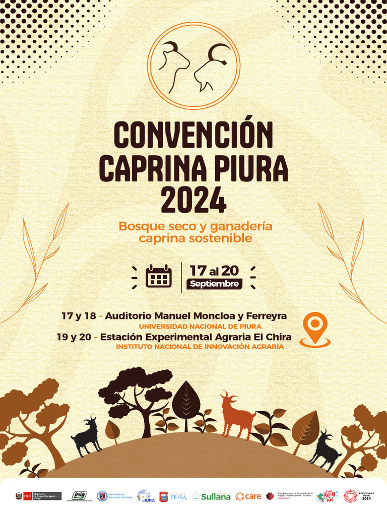 Convención Caprina Piura 2024: Bosque Seco y Ganadería Caprina ...