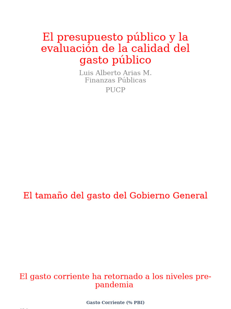 2024 - NC5 - El Presupuesto Público y La Evaluación de La Calidad Del ...