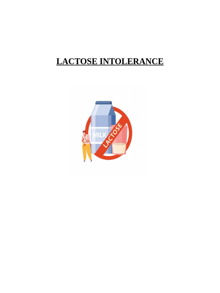 Lactose Intolerance | PDF