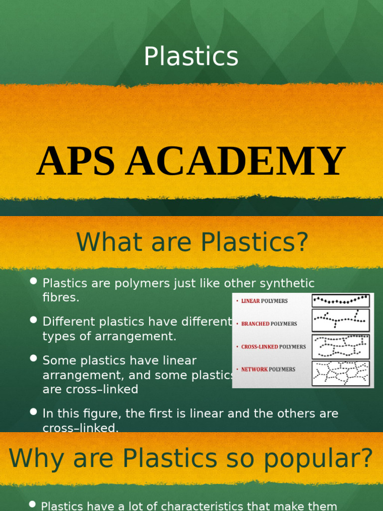 Plastics 2 | PDF | Plastic | Thermoplastic