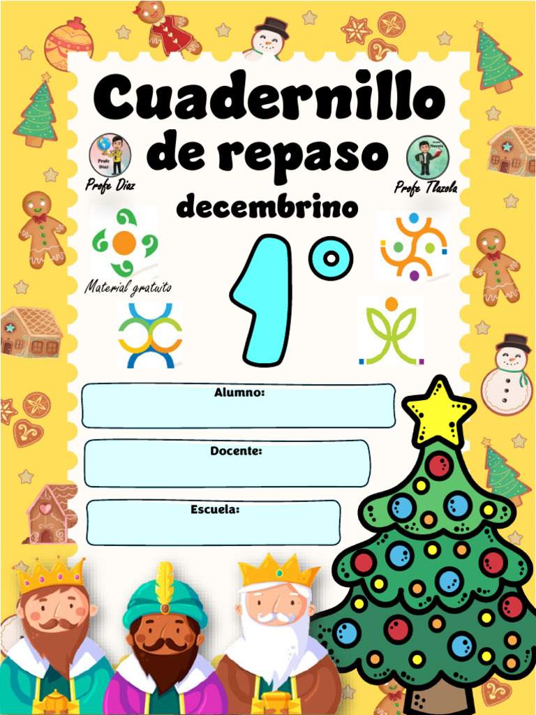 1° Cuadernillo de REPASO Decembrino - Profe Diaz | PDF | Comida ...