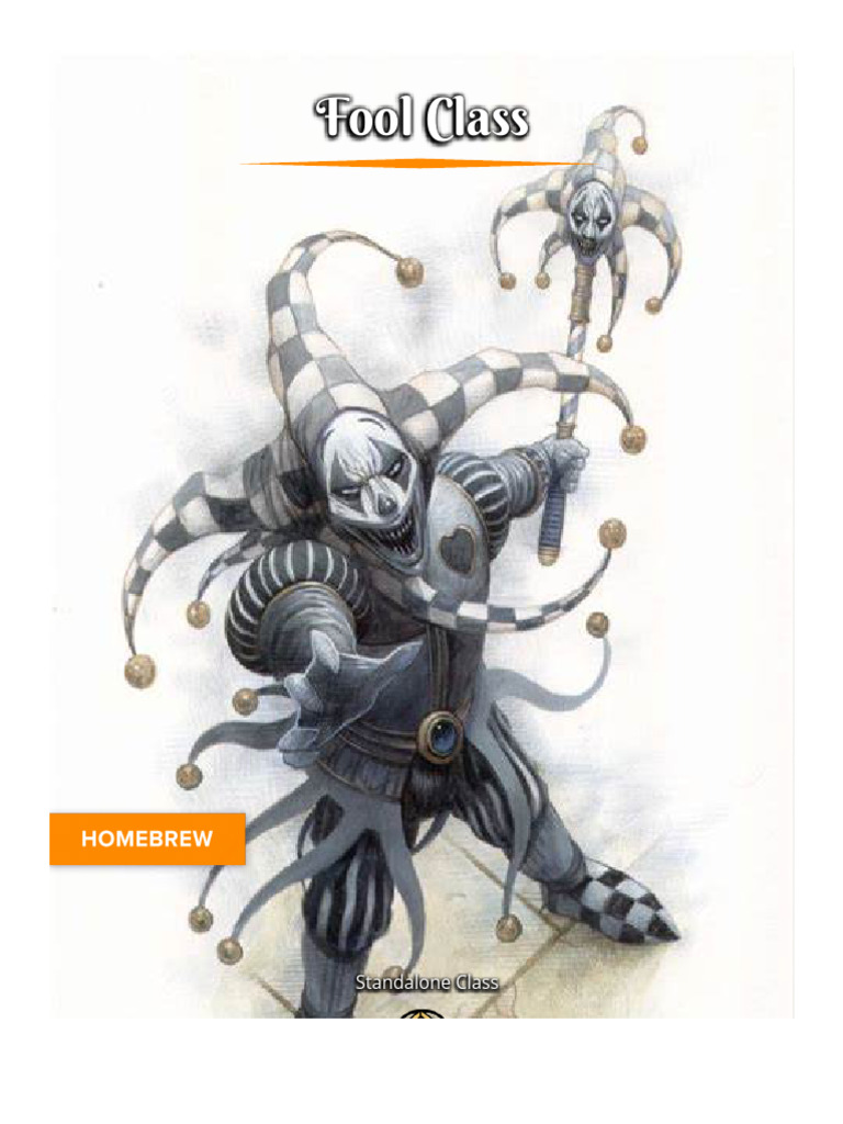 Fool Class Features and Abilities Guide | PDF | Jester