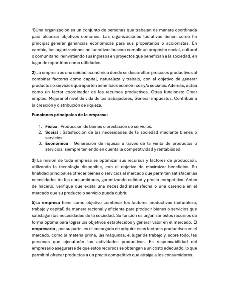 TP Gestión Final | PDF | Business | Iniciativa empresarial