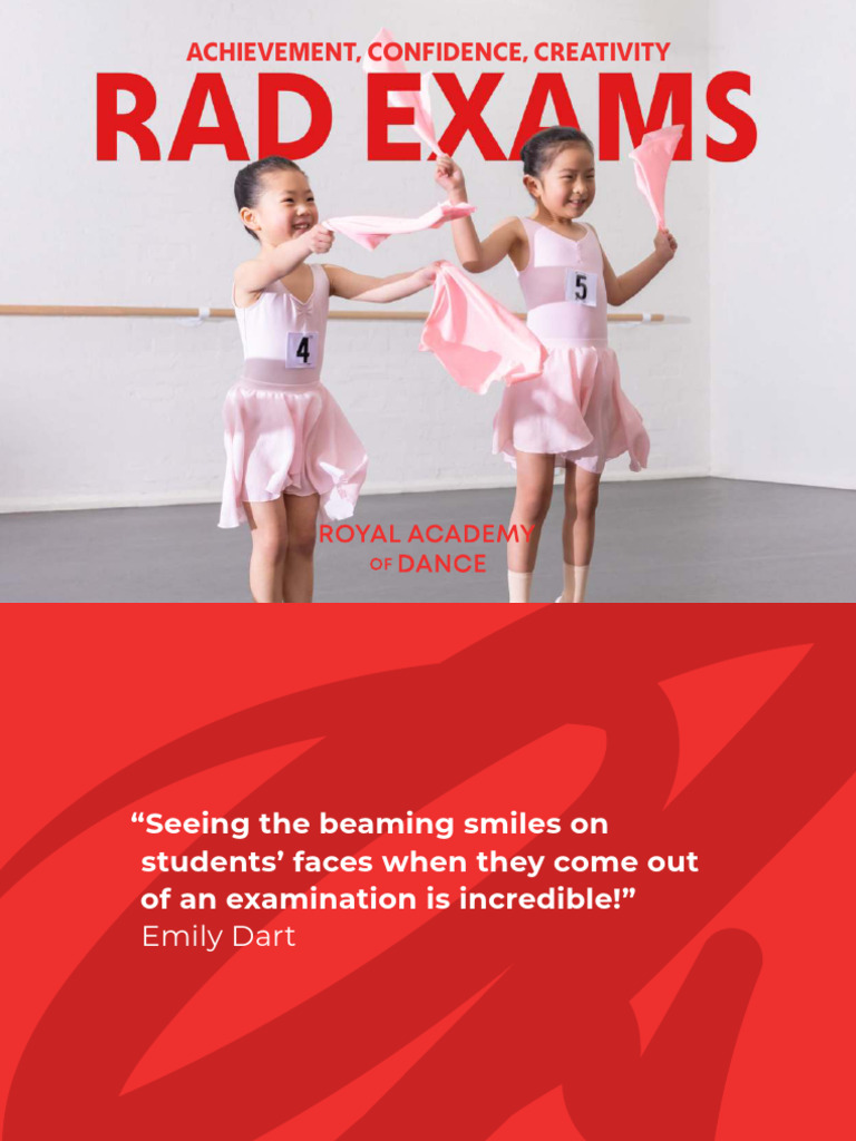 RAD Dance Exam Overview 2025 | PDF