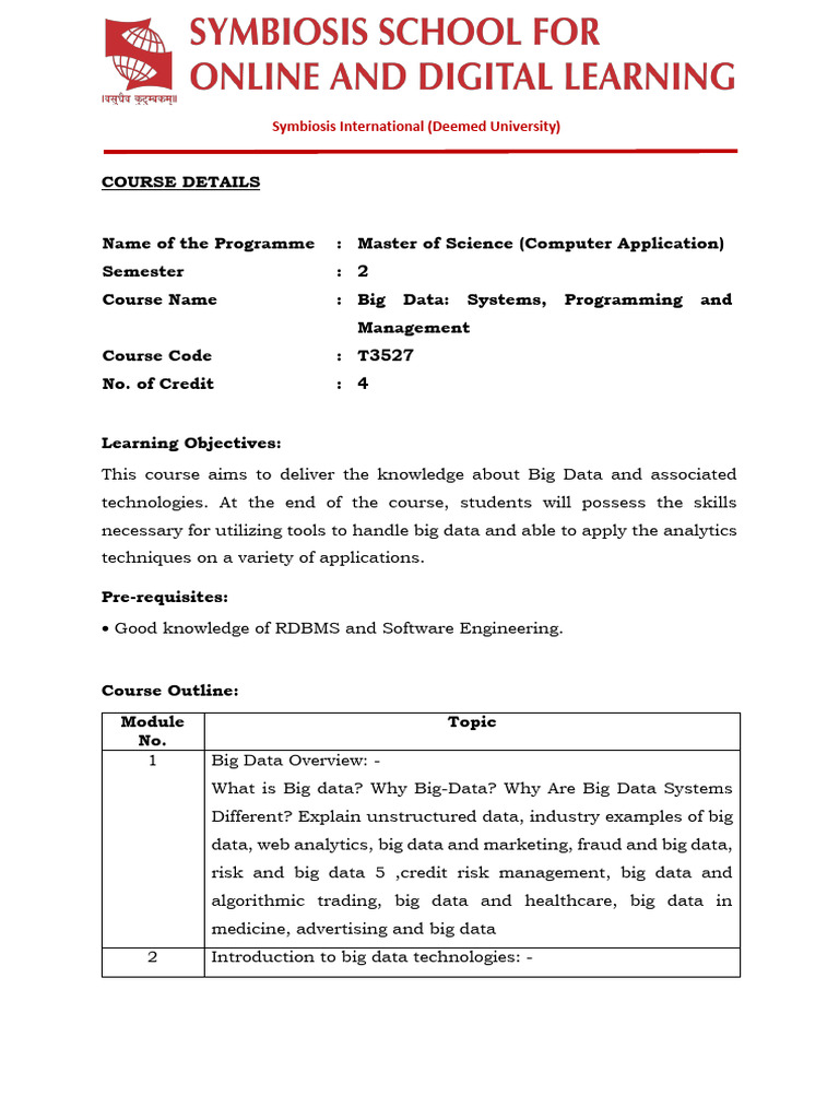 1-Big Data Systems, Programming and Management | PDF | Big Data ...