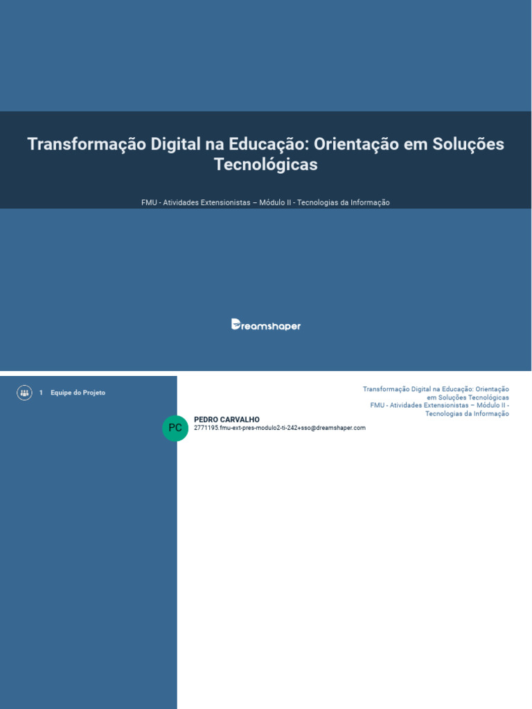 Transformação Digital na Educação | PDF | Tecnologia da Informação e ...