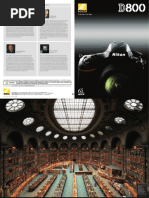 Nikon D800 and D800E Brochure