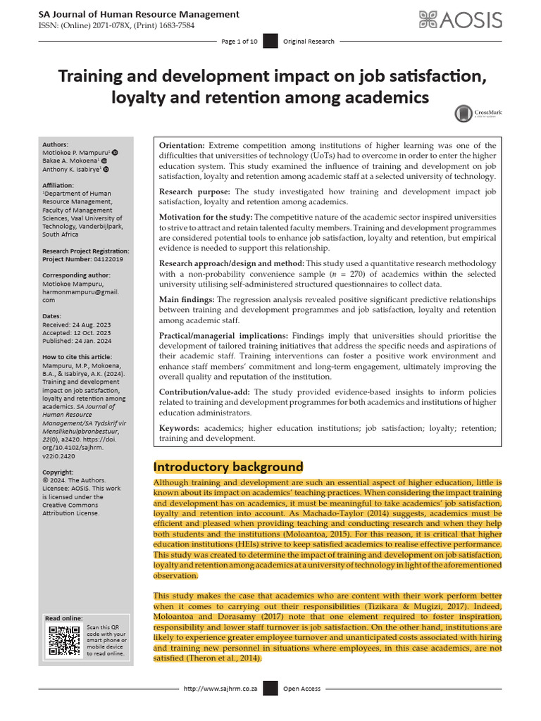 10-cópia | PDF | Employee Retention | Employment