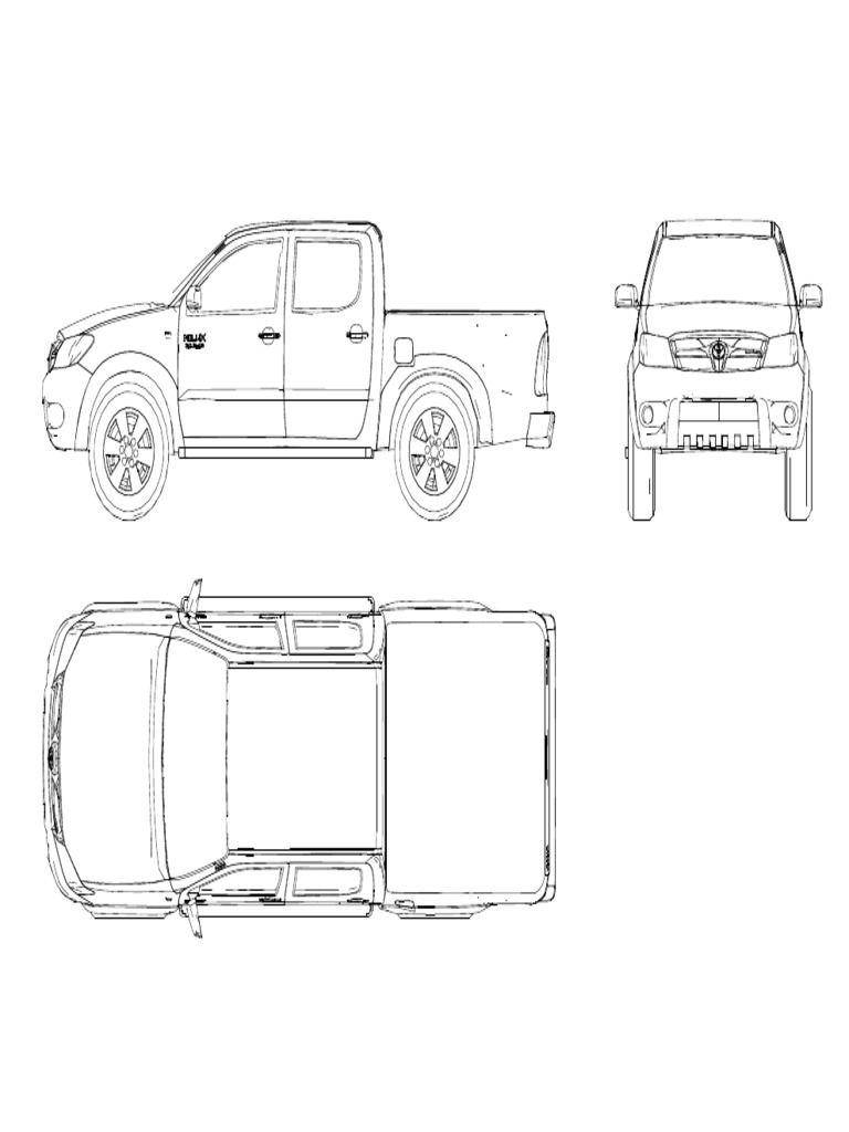 Hilux2D Model | PDF