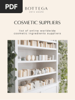 List Cosmetic | PDF | Cosmetics