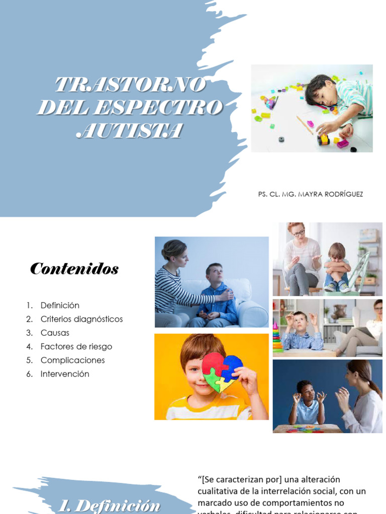Guía Completa sobre el Trastorno del Espectro Autista | PDF | Espectro ...