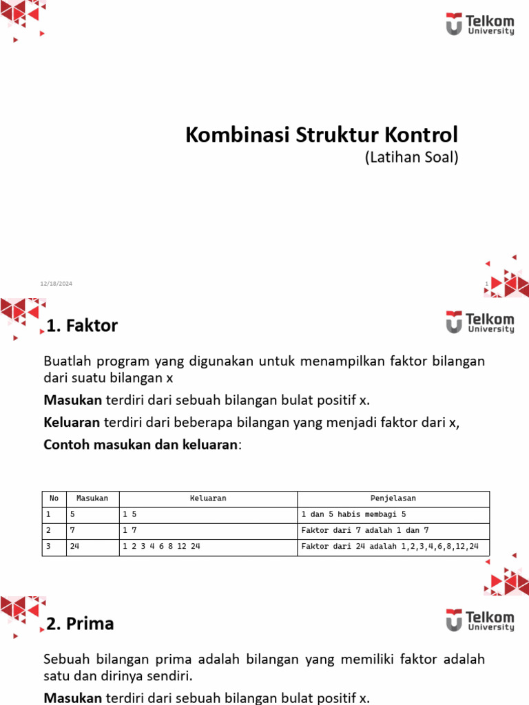 Latihan-Struktur-Kontrol | PDF