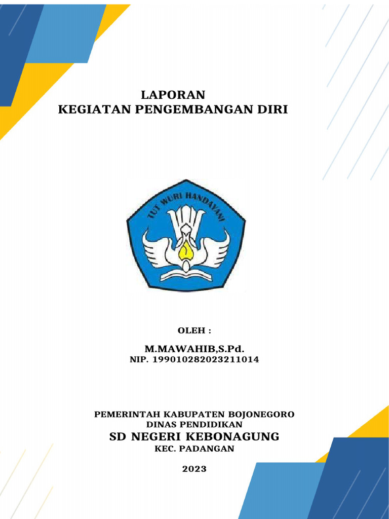 Laporan Pengembangan Diri Guru 2023 | PDF