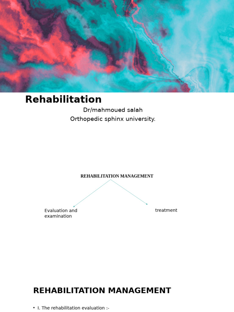 lect 5 rehab | PDF | Physical Therapy | Physical Examination
