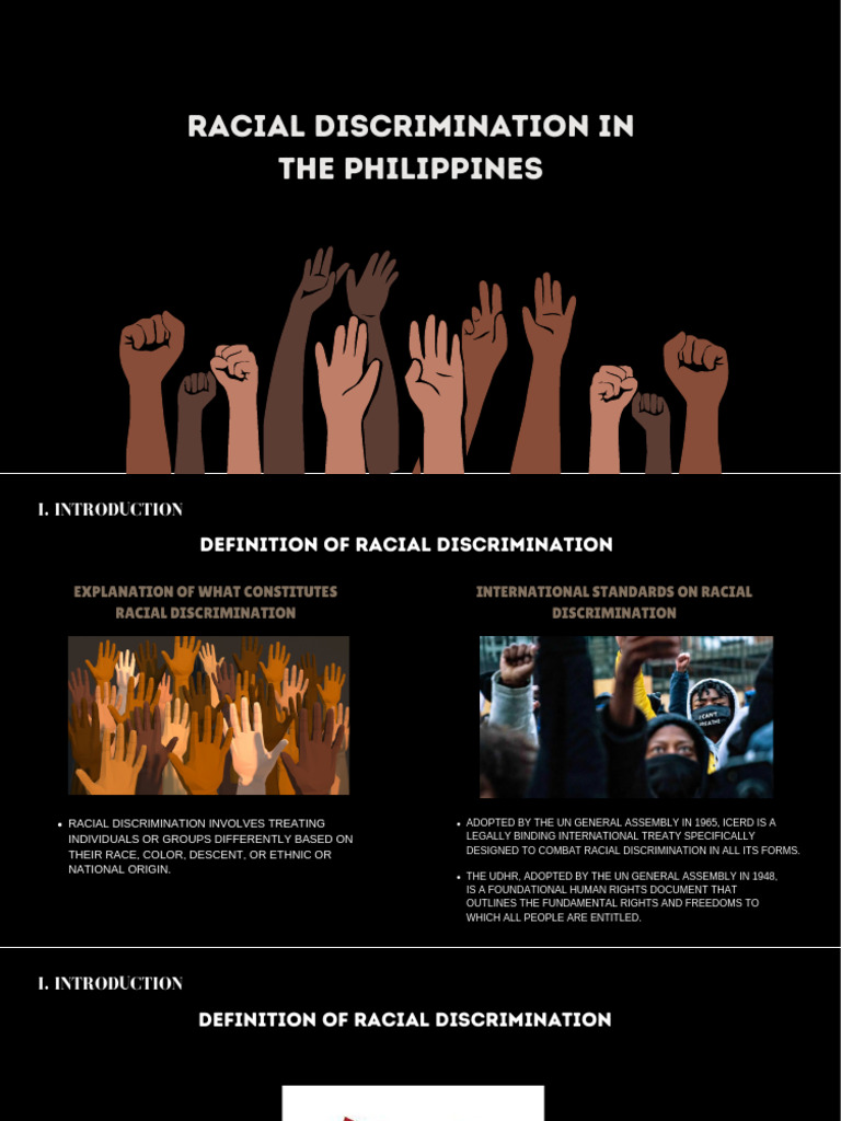 Racial Discrimination in the Philippines | PDF | Social Exclusion ...