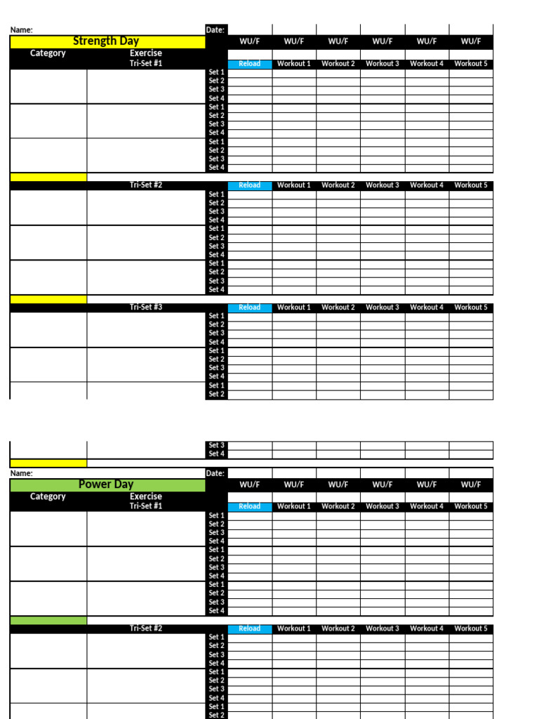 Strength, Power, and Endurance Workouts | PDF | Prevention | Surgical ...