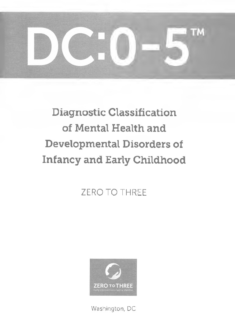 DC 0 - 5 | PDF | Diagnostic And Statistical Manual Of Mental Disorders ...
