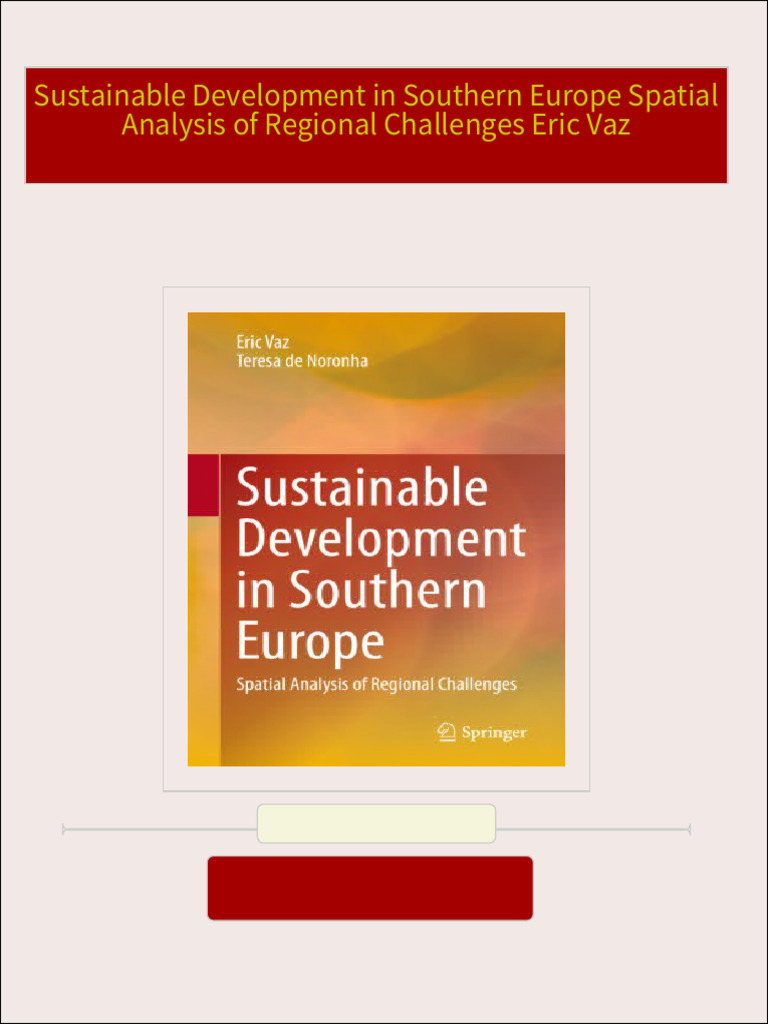 [FREE PDF sample] Sustainable Development in Southern Europe Spatial ...