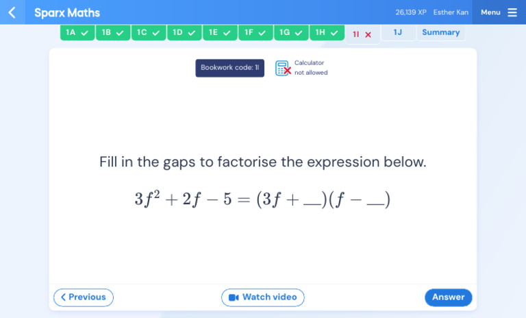 Sparx Maths 5 | PDF