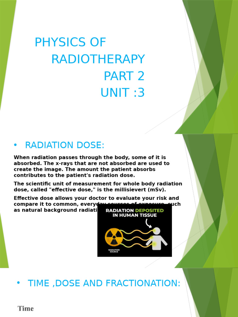Inter Part 2 | PDF | Radiation Therapy | Absorbed Dose