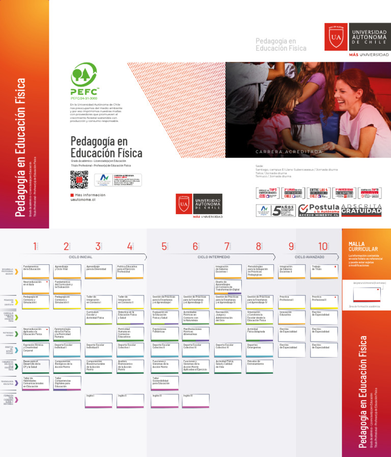 Pedagogía en Educación Física | PDF | Plan de estudios | Enseñando
