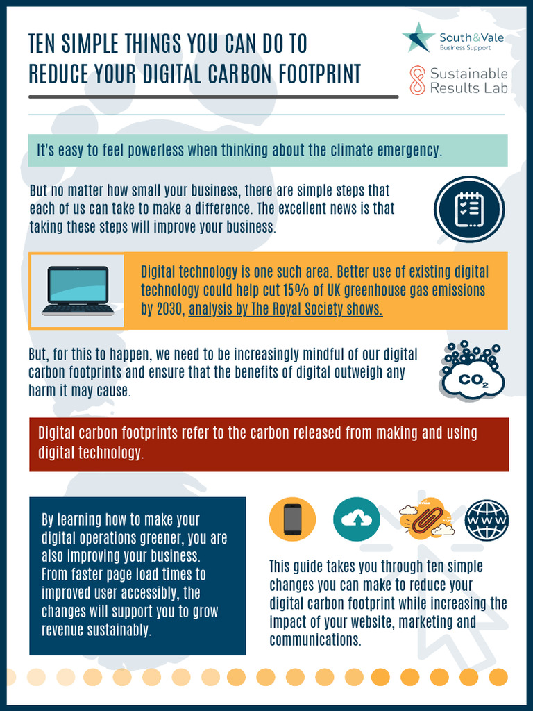 Reduce Your Digital Carbon Footprint | PDF | Carbon Footprint | Search ...