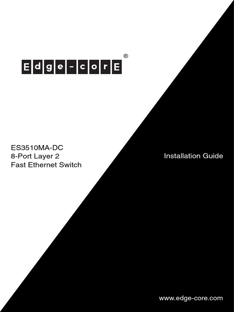 ES3510MA-DC Switch Installation Guide | PDF | Computer Network ...