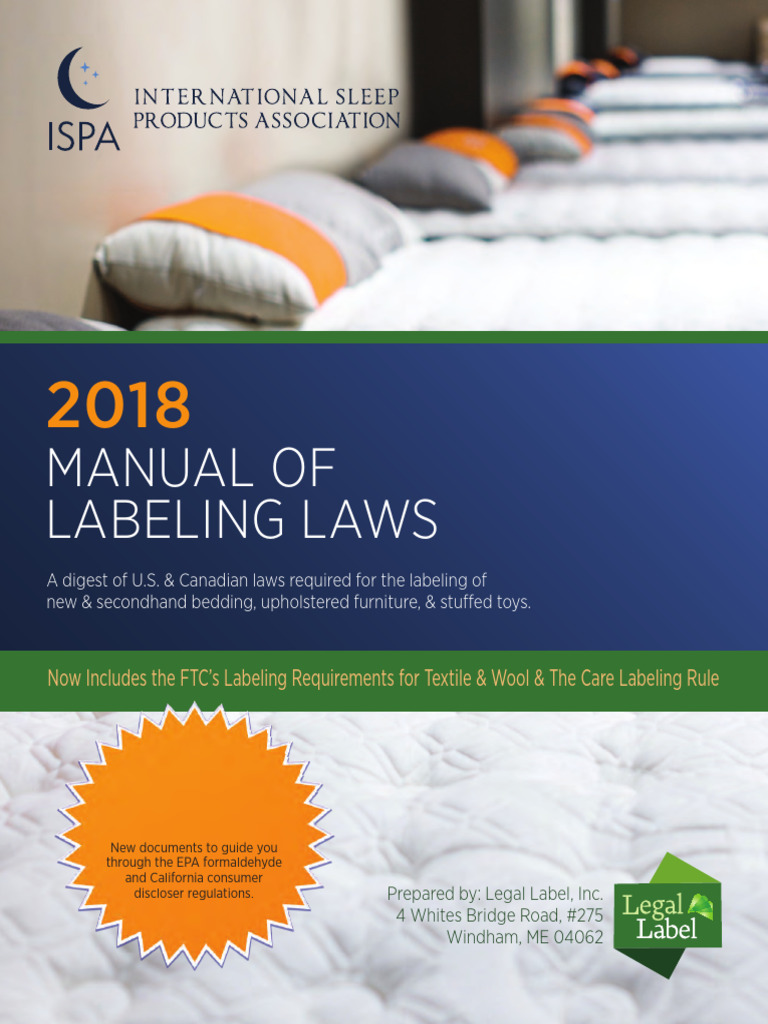 U.S. & Canadian Bedding Labeling Laws | PDF | Mattress | Upholstery