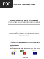 O DOENTE CIRRGICO NO PERODO PROPERATRIO DA INFORMA%C3%83O R