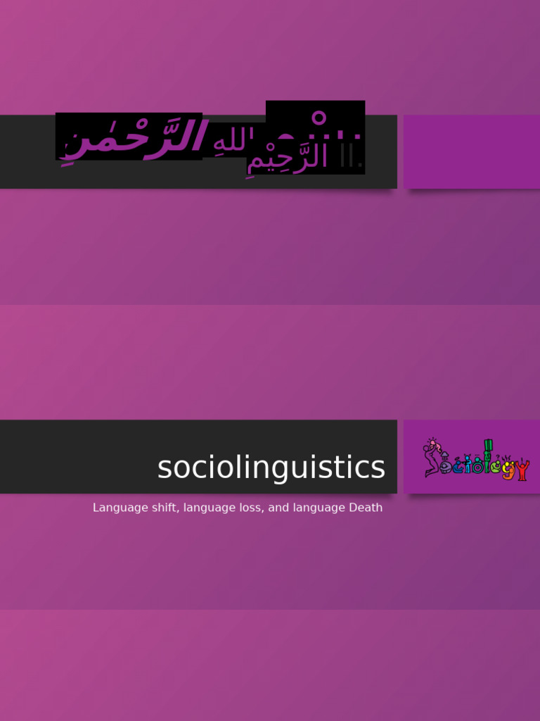 Socio Linguistics 33 | PDF | Human Communication | Linguistics