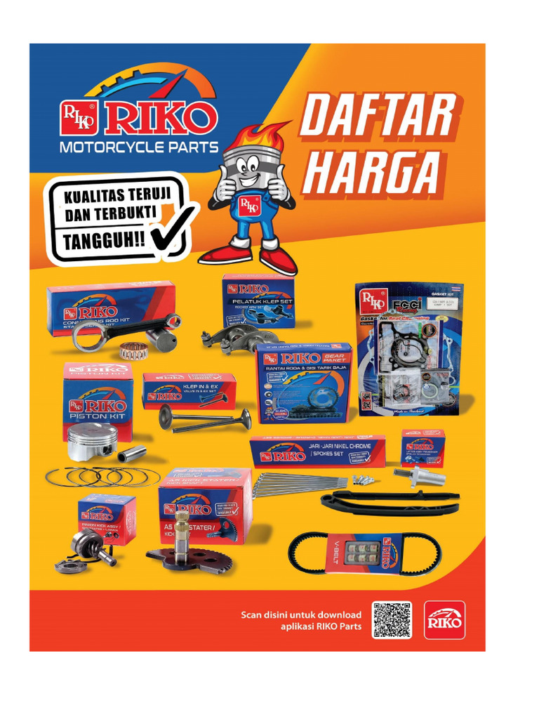 RIKO Parts Catalog 2/2023 | PDF | Engine Technology | Tools