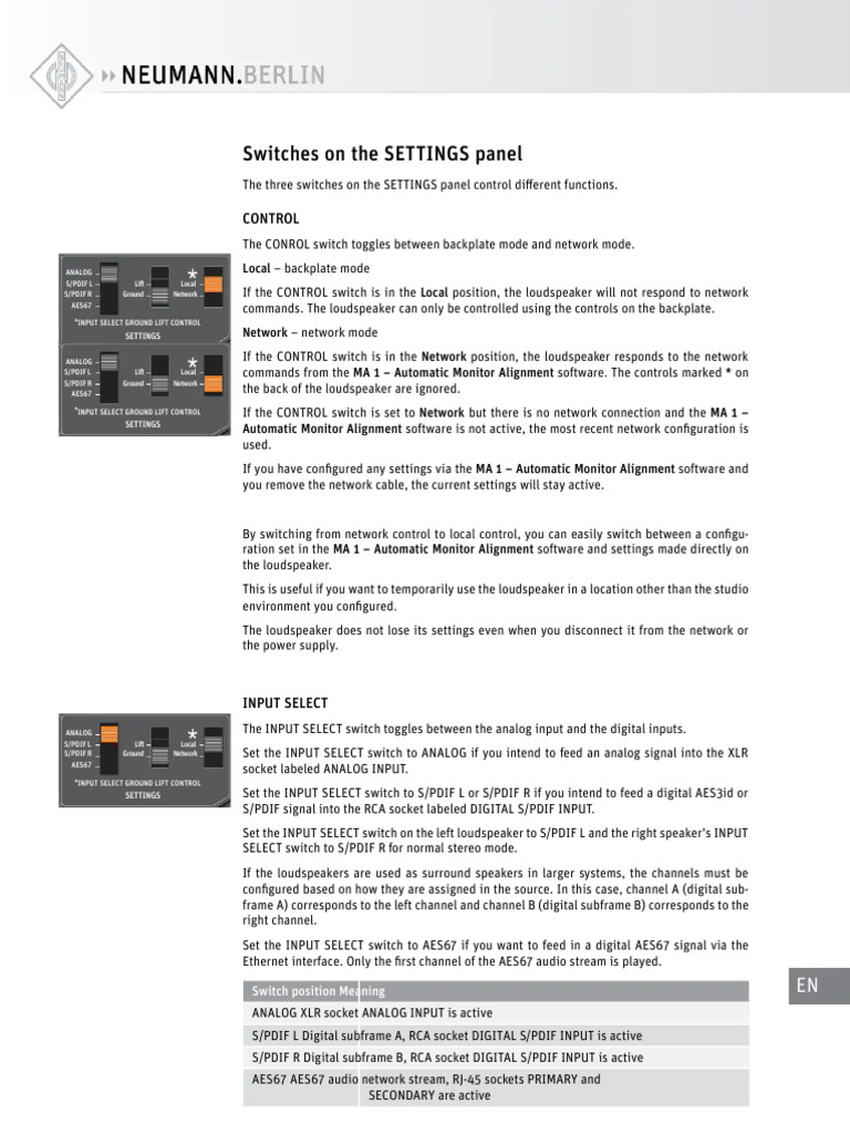 User Manual Neumann KH 120 II (English - 41 Pages) | PDF | Information ...