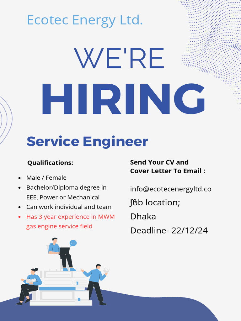 Service Engineer Job Opening at Ecotec | PDF