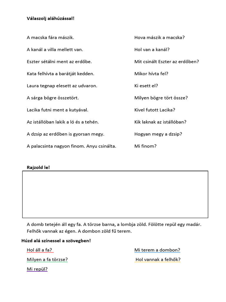 Mondatértés - Docx Verziószám - 1 | PDF