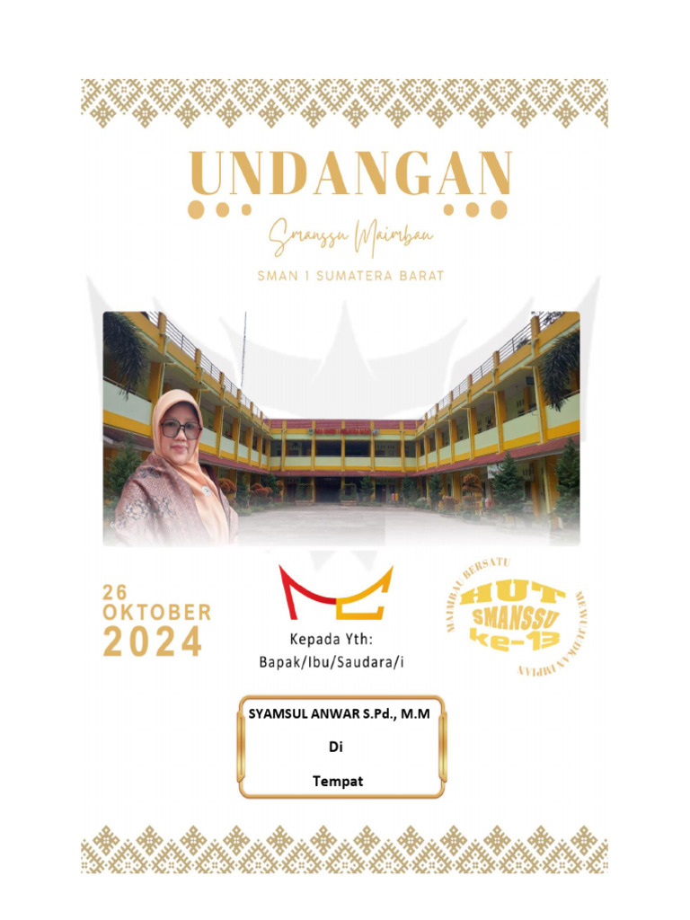 Undangan Pak An | PDF