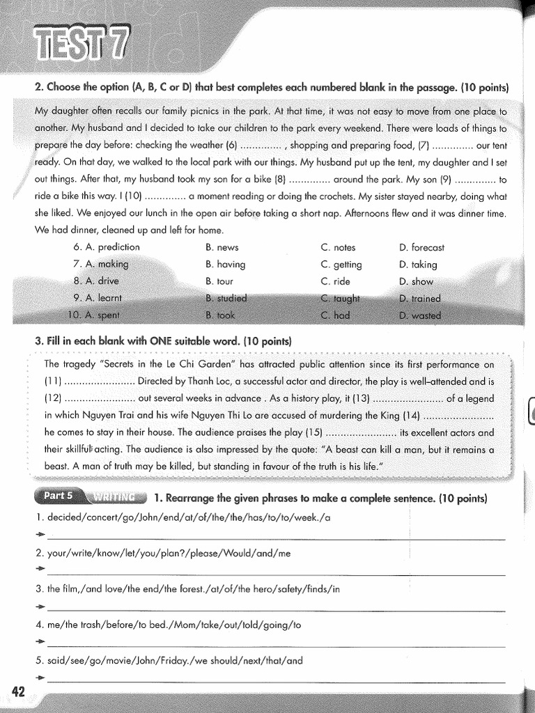 Practice Test I-Learn 8 6 | PDF