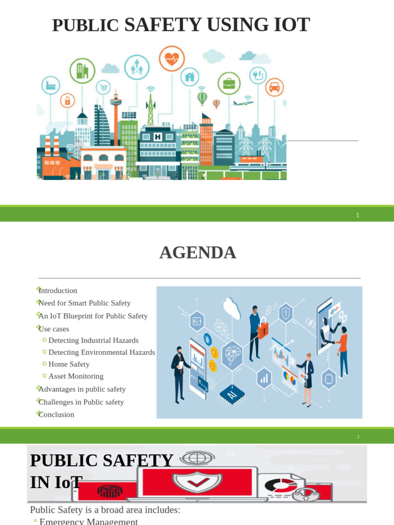 Public Safety Using Iot | PDF | Internet Of Things | Computer Security