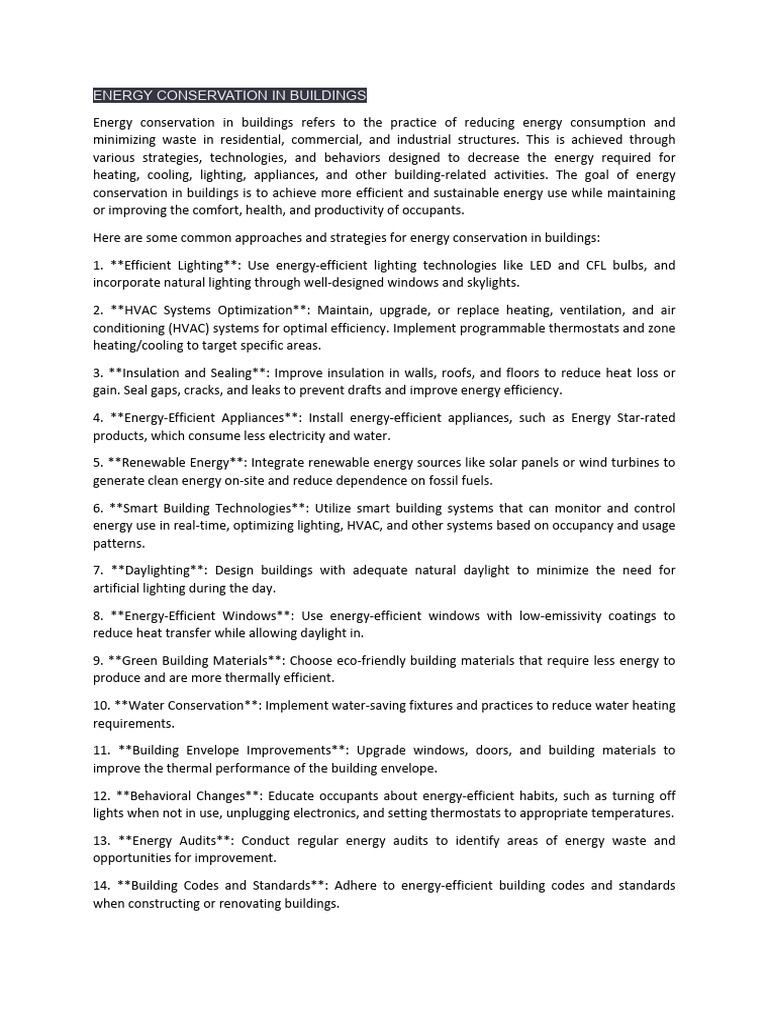 unit_2 | PDF | Green Building | Energy Conservation