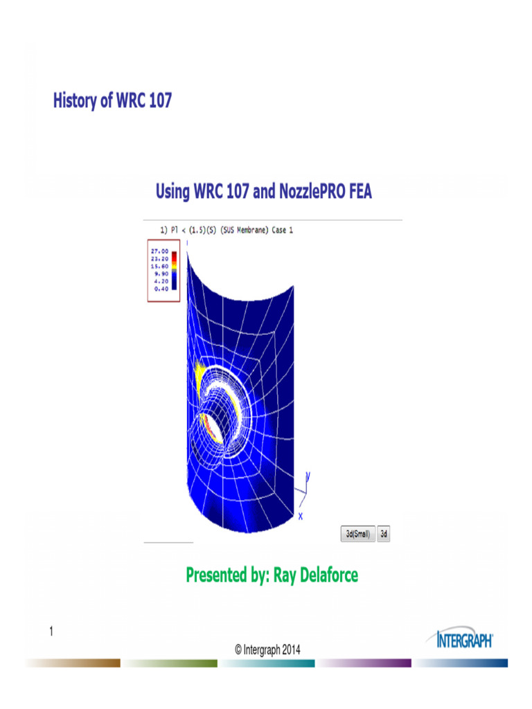WRC 107 Nozzle Stress Analysis Guide | PDF | Stress (Mechanics ...
