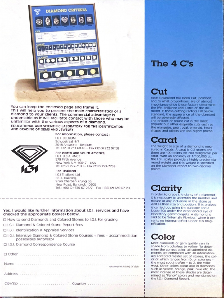 Diamond Criteria | PDF