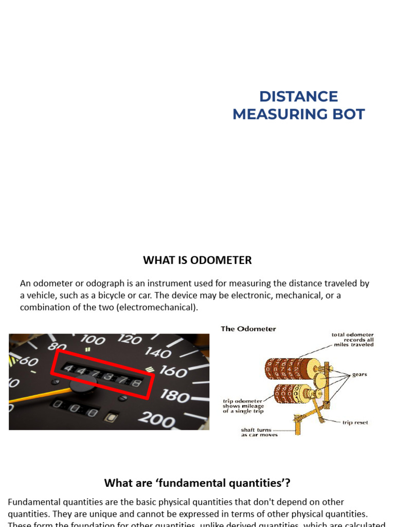 Distance Measuring Bot | PDF