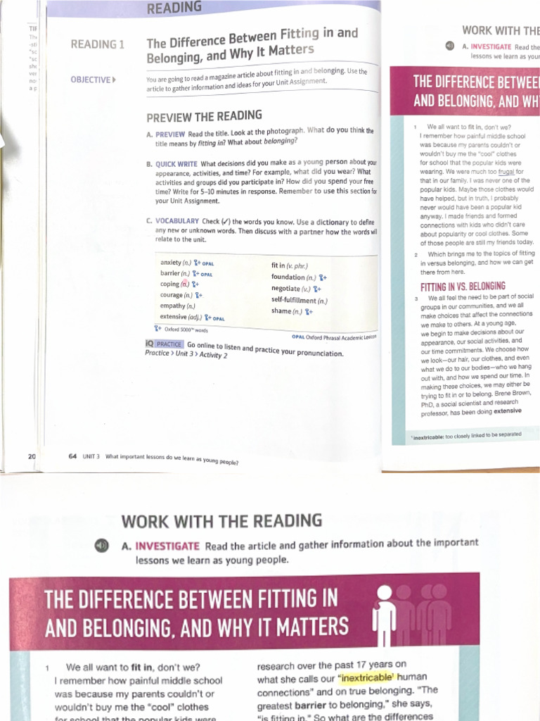 Skills For Success 4 Unit 3 | PDF