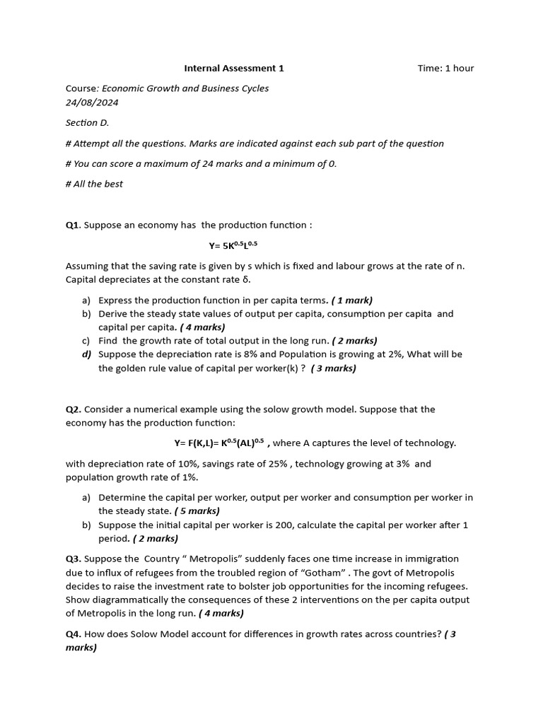 Internal Assessment 1 - Secd - 241217 - 095845 | PDF