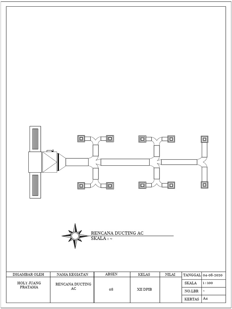 AC Ducting Plan for XII DPIB | PDF