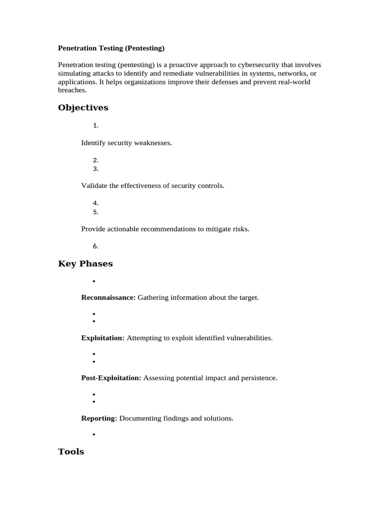 Essential Guide to Penetration Testing | PDF