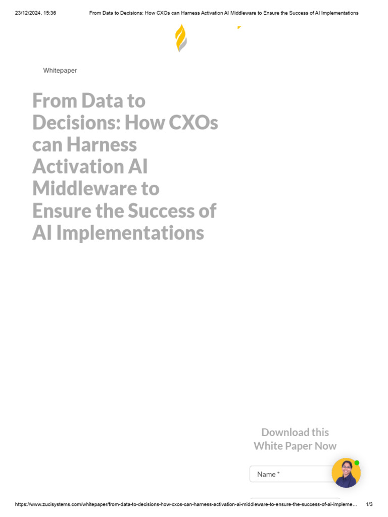 From Data To Decisions - How CXOs Can Harness Activation AI Middleware ...