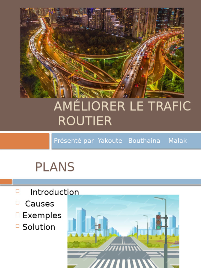 Comment Améliorer Le traFIC Routier | PDF