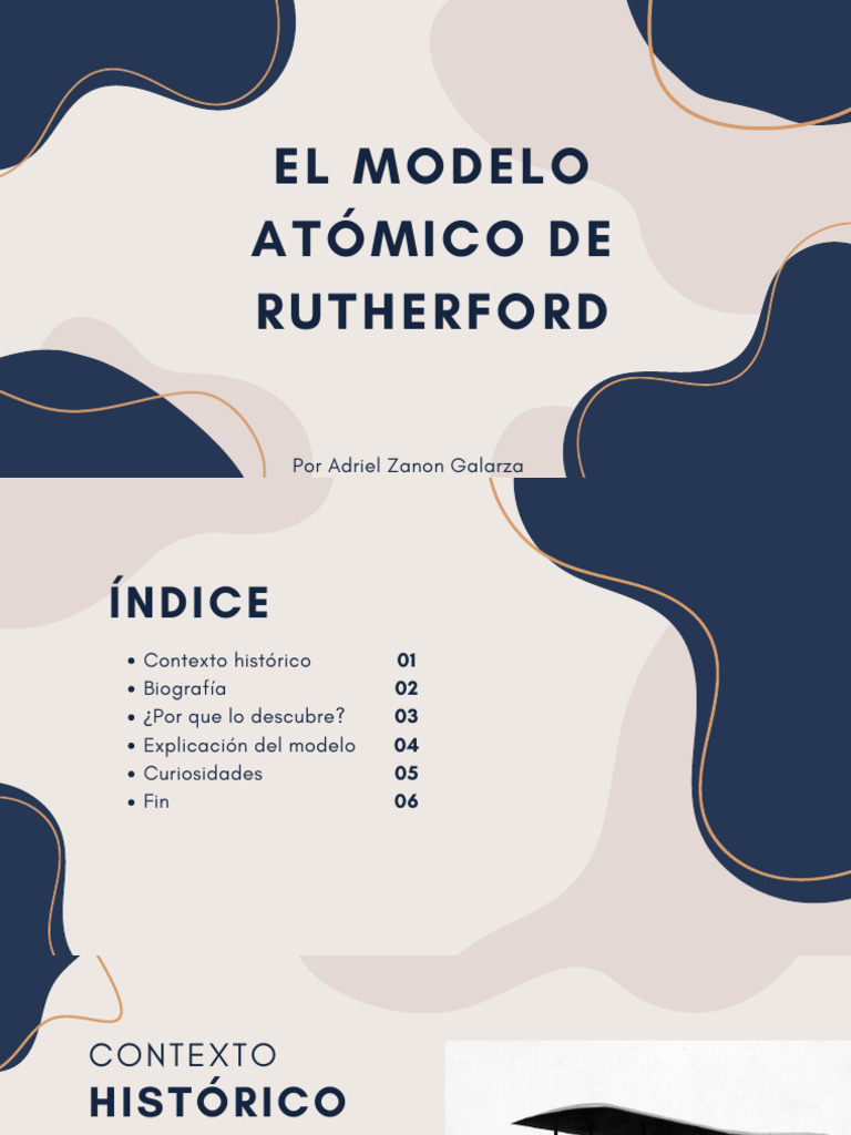 El Modelo Atómico de Rutherford | PDF | Núcleo atómico | Átomos