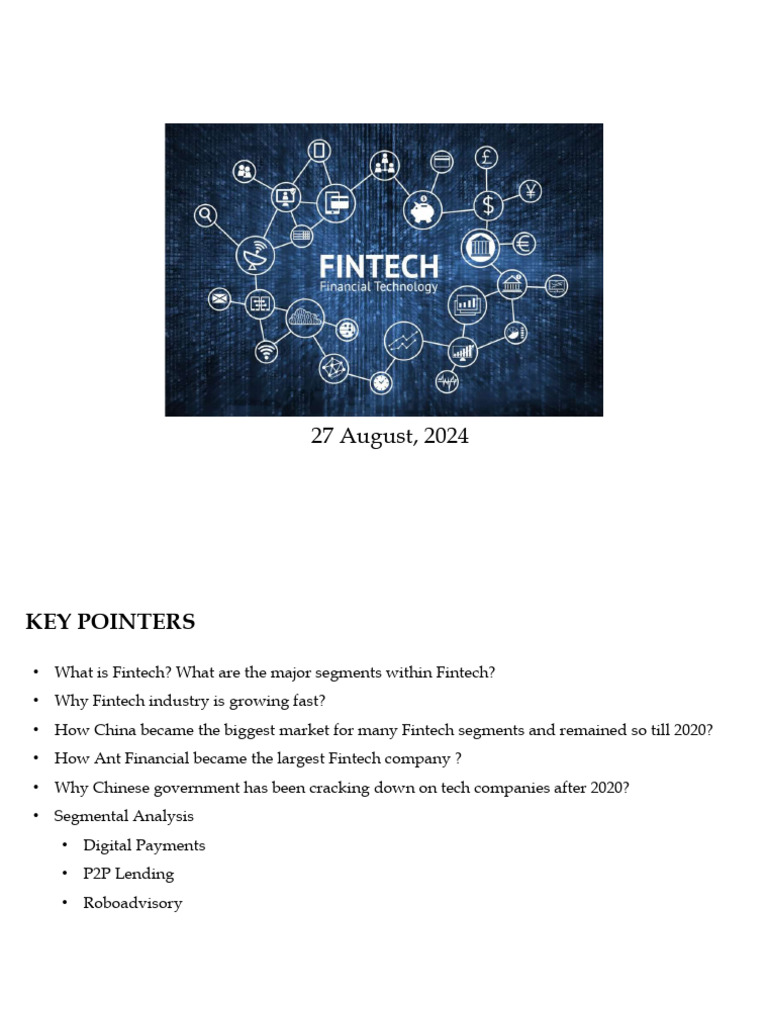 Fintech SA | PDF | Banks | Loans