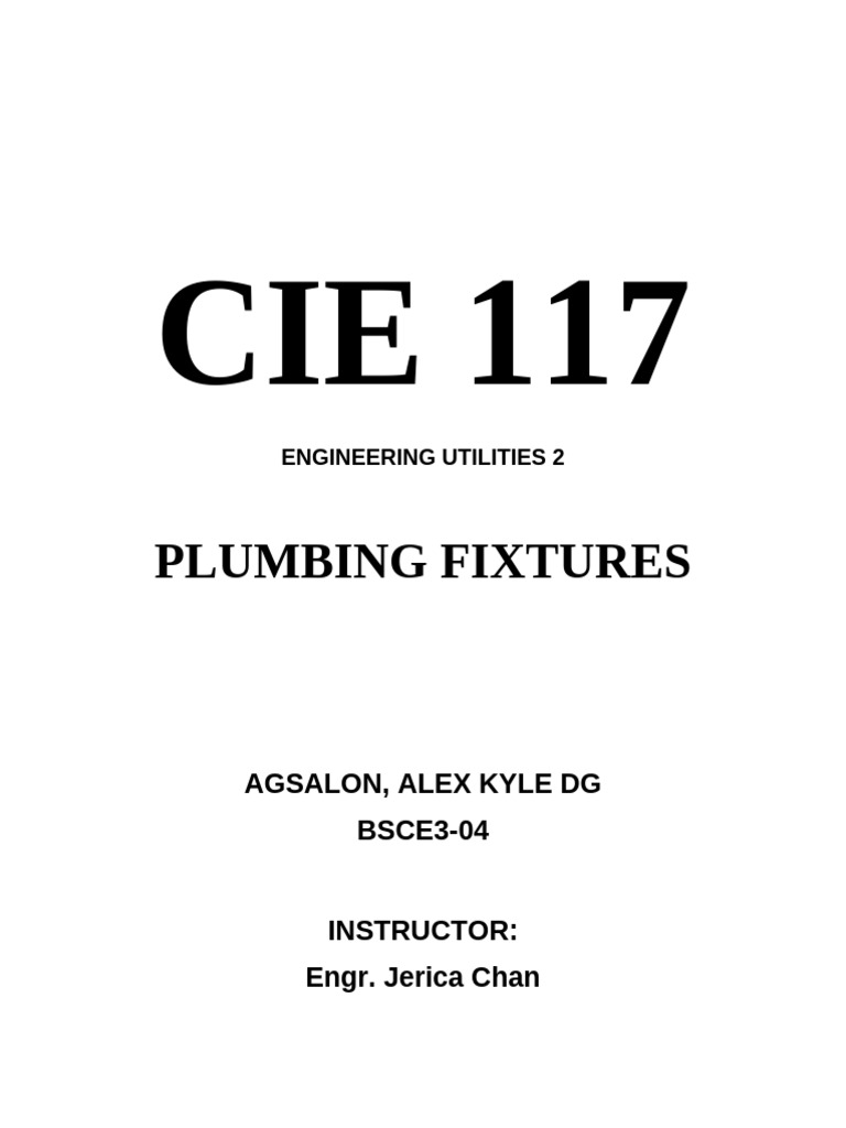 Plumbing Fixture | PDF